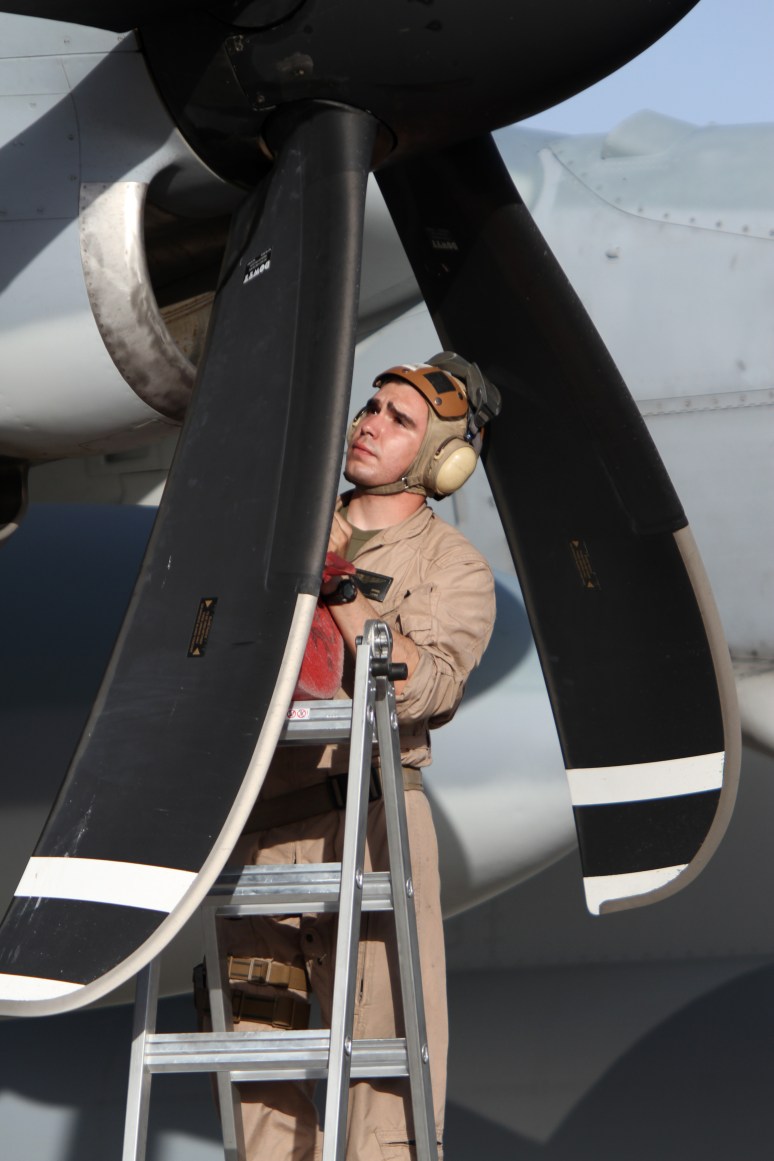 The Marines of Marine Aerial Refueler Transport Squadrons 352 and 152.