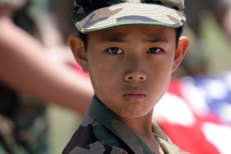 A member of the MCAS Miramar Young Marines chapter.